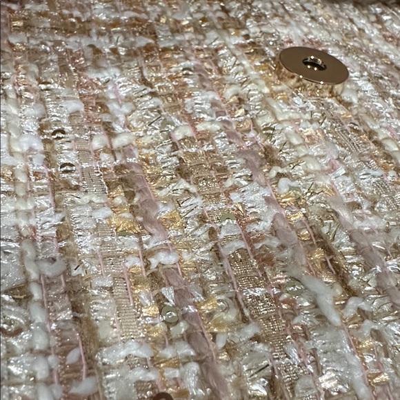 LC Lauren Conrad | Elegant Tweed Handbag with Chain Handle - Picture 16 of 16